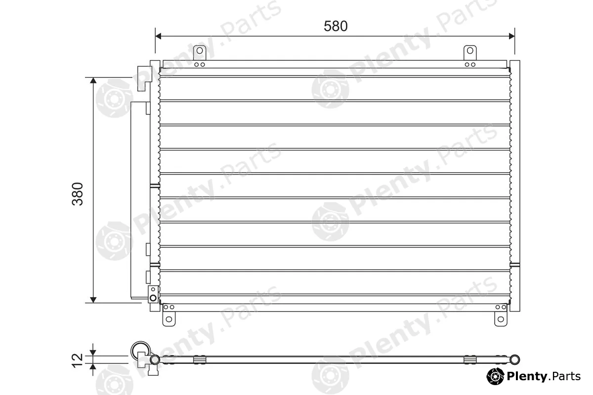 Valeo 822659 — Condenser, air conditioning
