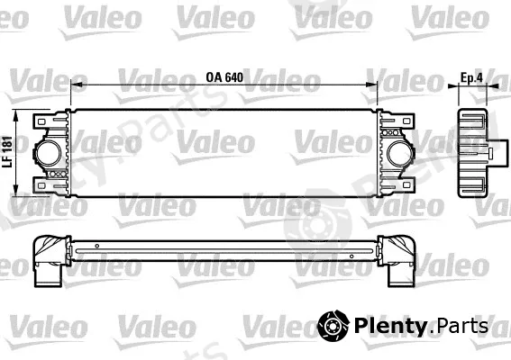 Valeo 817115 — Charge Air Cooler NEW ORIGINAL PART