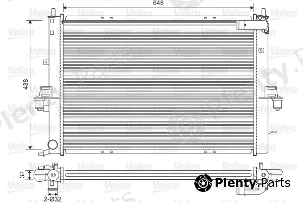 Valeo 734829 — Radiator, engine cooling