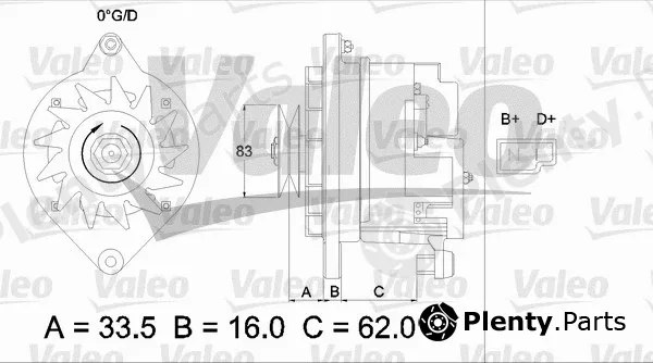 Valeo 436109 — Alternator VALEO RE-GEN REMANUFACTURED