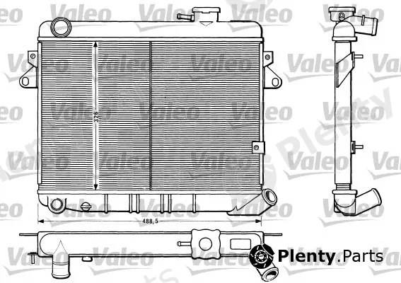 Valeo 883808 — Radiator, engine cooling