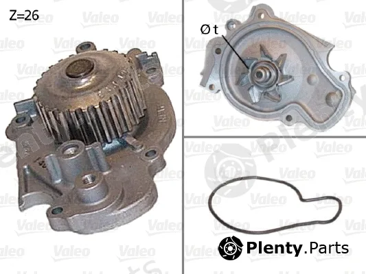 Valeo 506443 — Water Pump, engine cooling