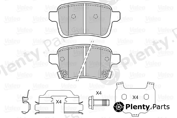Valeo 601478 — Brake Pad Set, disc brake
