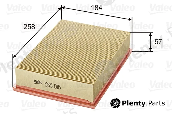 Valeo 585016 — Air Filter