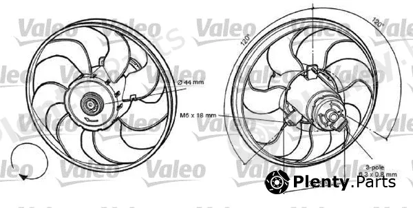 Valeo 696056 — Fan, engine cooling
