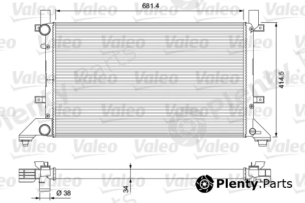 Valeo 231605 — Radiator, engine cooling VALEO CLASSIC