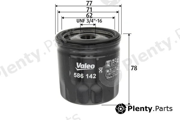 Valeo 586142 — Oil Filter