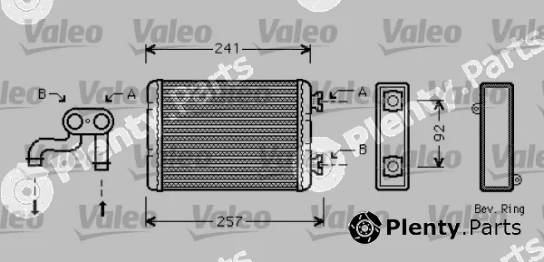 Valeo 812360 — Heat Exchanger, interior heating