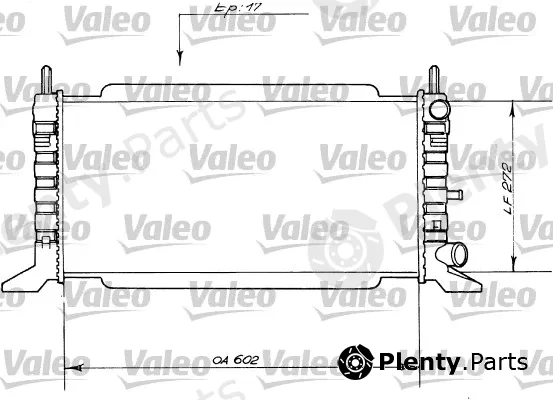 Valeo 730560 — Radiator, engine cooling