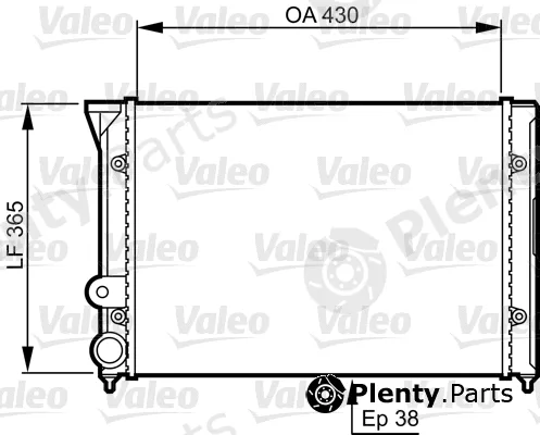 Valeo 731409 — Radiator, engine cooling
