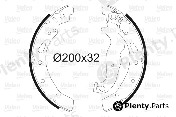 Valeo 564086 — Brake Shoe Set
