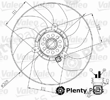 Valeo 696188 — Fan, engine cooling