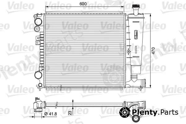Valeo 231165 — Radiator, engine cooling VALEO CLASSIC