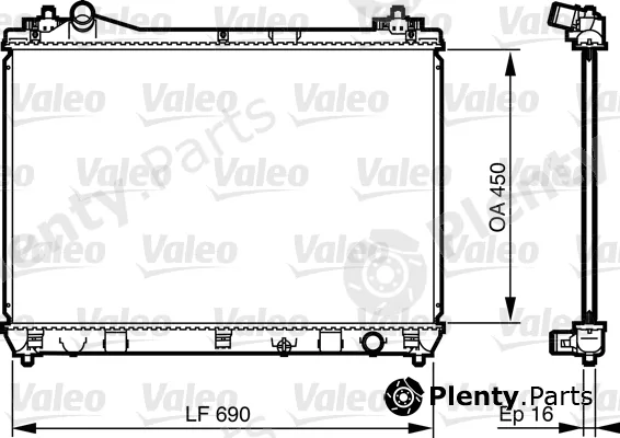 Valeo 735433 — Radiator, engine cooling