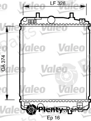 Valeo 735070 — Radiator, engine cooling