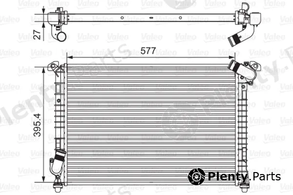 Valeo 734328 — Radiator, engine cooling