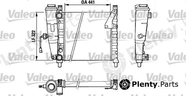 Valeo 883828 — Radiator, engine cooling