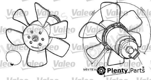 Valeo 698369 — Fan, engine cooling