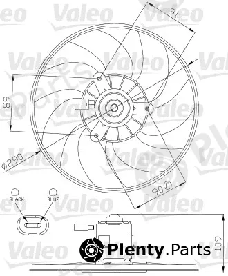 Valeo 696286 — Fan, engine cooling