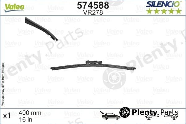 Valeo 574588 — Wiper Blade SILENCIO REAR