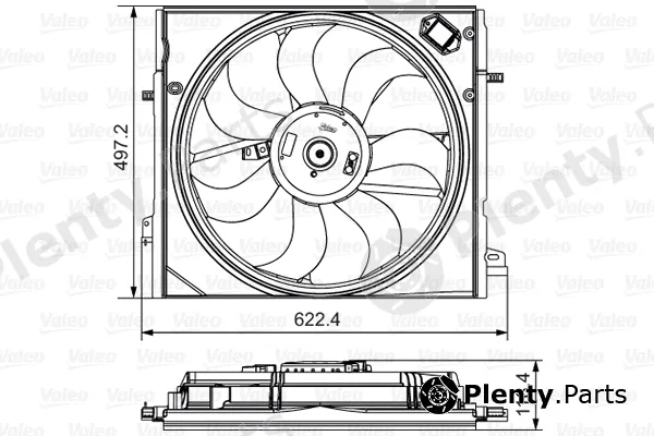 Valeo 698582 — Fan, engine cooling