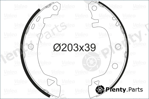 Valeo 562041 — Brake Shoe Set