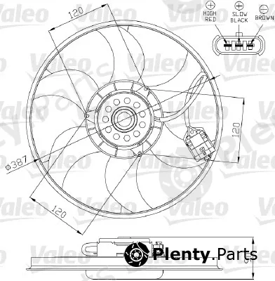 Valeo 696284 — Fan, engine cooling