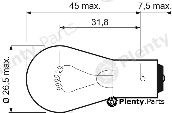 Bulb, direction indicator ESSENTIAL