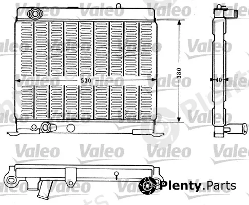 Valeo 810871 — Radiator, engine cooling