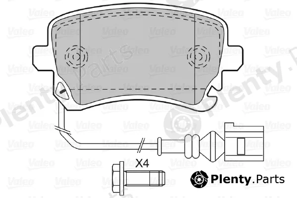 Valeo 598671 — Brake Pad Set, disc brake
