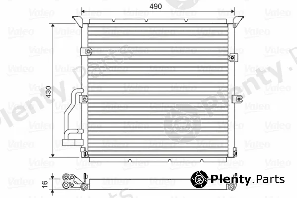 Valeo 822608 — Condenser, air conditioning