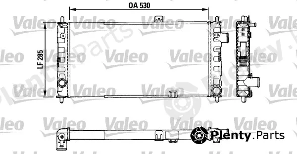 Valeo 883751 — Radiator, engine cooling
