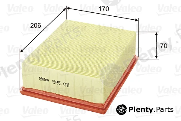 Valeo 585011 — Air Filter