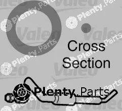 Valeo 509184 — Gasket, coolant pipe