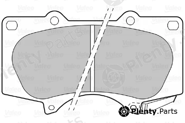 Valeo 598857 — Brake Pad Set, disc brake