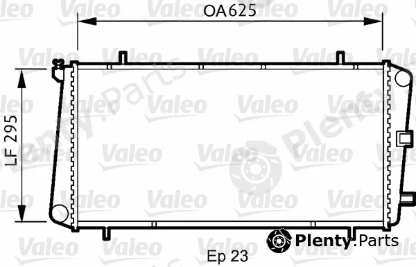 Valeo 731811 — Radiator, engine cooling
