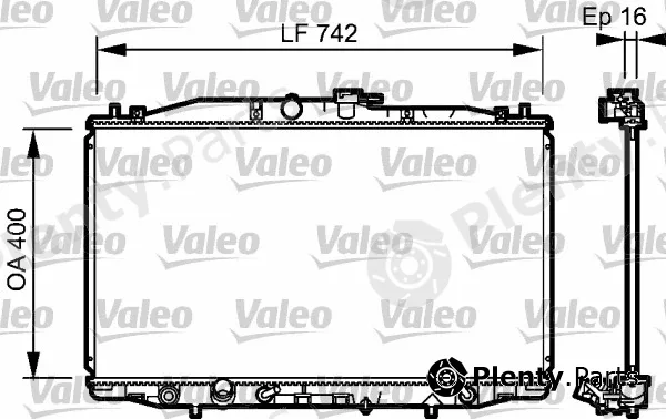 Valeo 735049 — Radiator, engine cooling