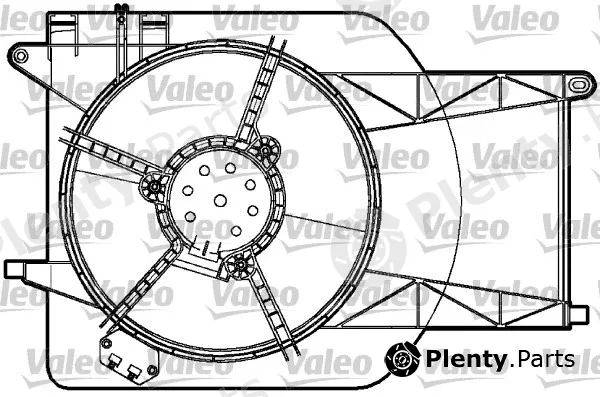 Valeo 698765 — Fan, engine cooling