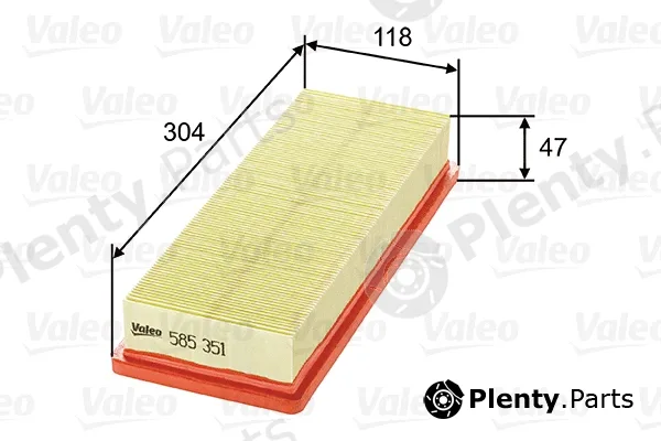 Valeo 585351 — Air Filter