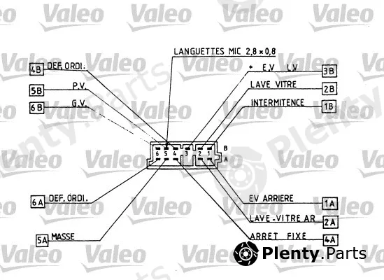 Valeo 251266 — Steering Column Switch ORIGINAL PART