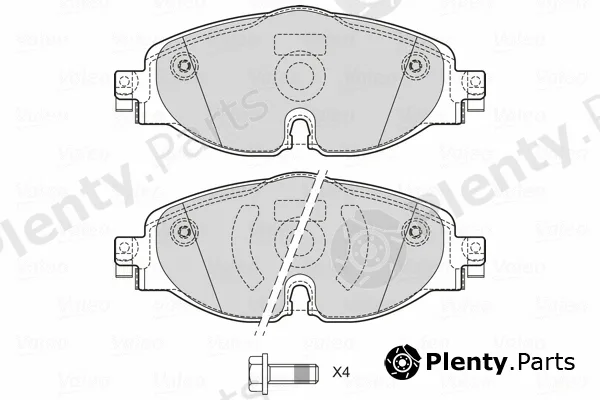 Valeo 601702 — Brake Pad Set, disc brake