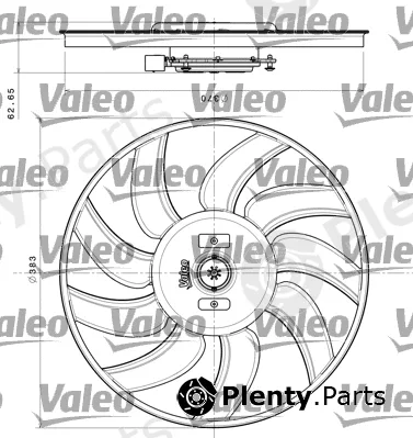 Valeo 696350 — Fan, engine cooling
