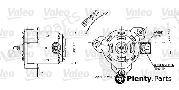 Valeo 698318 — Electric Motor, radiator fan