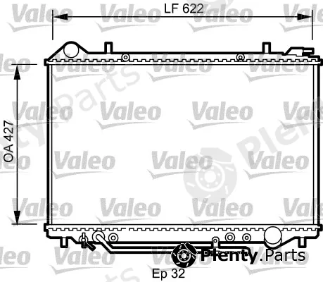 Valeo 735095 — Radiator, engine cooling