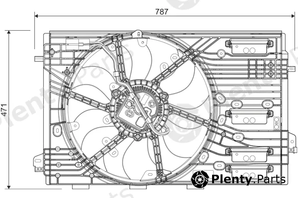 Valeo 696455 — Fan, engine cooling