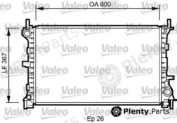 Valeo 735046 — Radiator, engine cooling