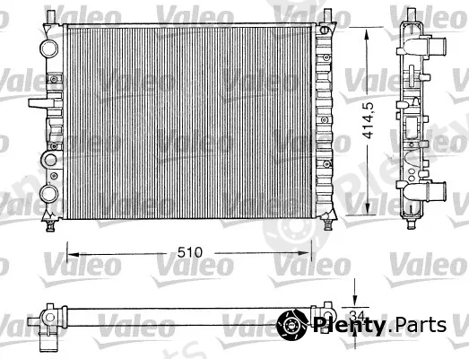 Valeo 731303 — Radiator, engine cooling
