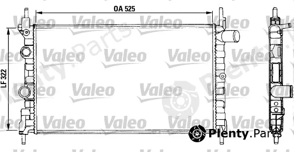 Valeo 883880 — Radiator, engine cooling