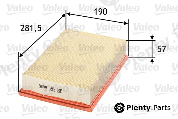 Valeo 585186 — Air Filter