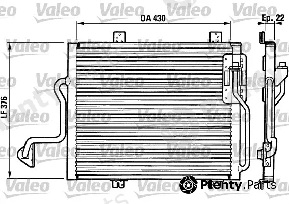 Valeo 816863 — Condenser, air conditioning